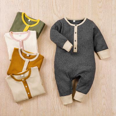 China High Quality 2022 Spring Cotton Rompers Baby Boy Baby Clothes Autumn Long And Sleeve for sale