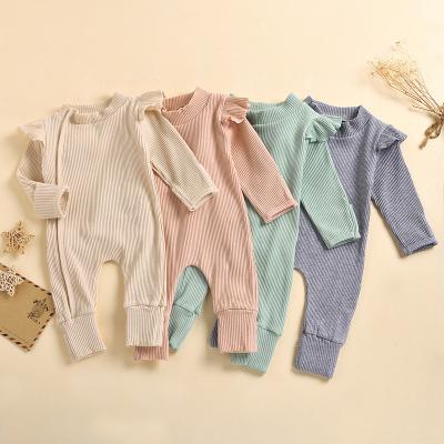 China 100% Organic Cotton CTB MC5 Fly Sleeve Zipper Shirt Mine Band Sleeve Baby Overall Spring And Fall Climbing Suit for sale