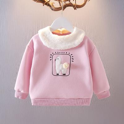 China CSY290 cartoon plush alien children's breathable sweater hot girls kids fall cute sweater designs for babies for sale