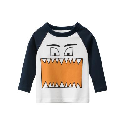 China CBY3628 New Children's and Boys' Cartoon T-shirt Fall and Winter Boys Long Sleeve Breathable Shirts Wholesale for sale