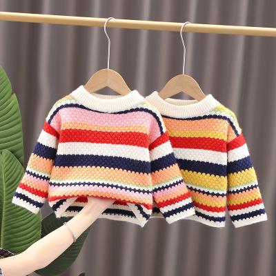 China CAQ KKM autumn winter children's wear anti-shrink jacquard knit long sleeve kids sweaters pullover boy sweater for sale