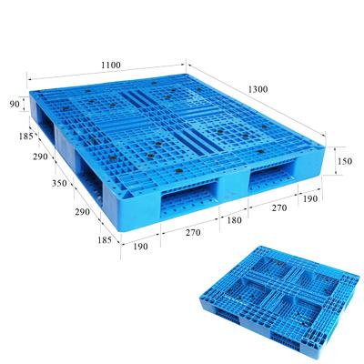 China LYTW-1311A Mesh Surface Six Runner Plastic Double Faced Pallet by Plastic Pallet Manufacturer for sale