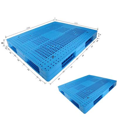 China Large Size 1600X1400mm Single Faced HDPE PP Reversible Plastic Pallet For Stacking for sale