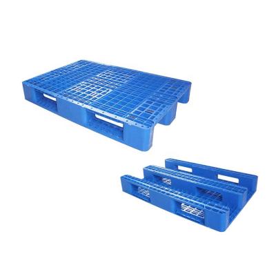 China 1200*800 mm Heavy Duty HDPE Euro Single Faced Plastic Pallets For Sale for sale