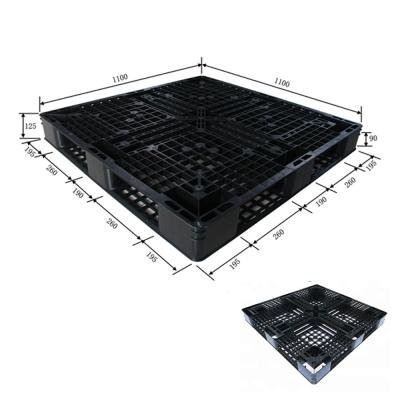 China Export 1111 Single Faced Former Used Cheap Lightweight Plastic Pallet Tray Single Mesh Pallet for sale