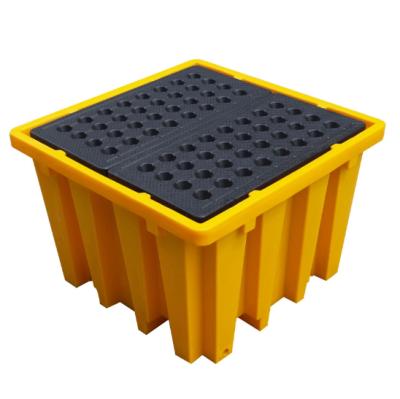 China Large Capacity Single Faced IBC Spill Container Pallet China Factory With Drain for sale