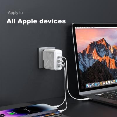 China PD3.1+ GaN High Quality Mecha X3 Portable 3 in 1 Compatible Fast Charger 140W Travel Adapter For All MacBook Pro 16/15/13/12 iPad iPhone for sale