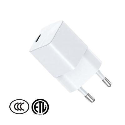 China Mobile Phone Etc.electronic Product PD 20W Mini Portable Travel Power Adapter Wholesale High Quality Fast CCC Wall Charger YAD-C008A For iPhone 13/13mini/12 pro/max for sale