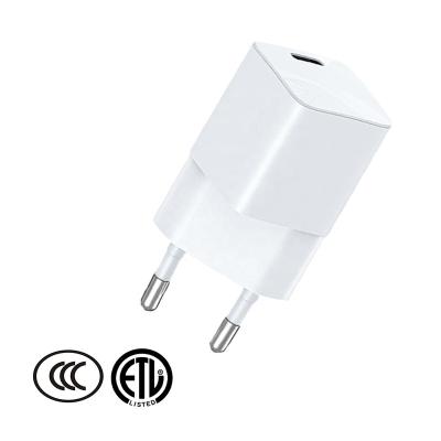 China Mobile Phone Etc.electronic Product Direct OEM ODM PD 20W Quick Charger Type C US/EU Plug Mini Fast Charging Adapter For Samsung Galaxy S22 Ultra iPhone for sale