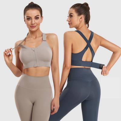 China Breathable S-3XL Ykk Large Zipper Adjustable Plus Size Yoga Sets Sports Fitness Wears Women Clothes Female 2022 New High-end Quick Dry for sale