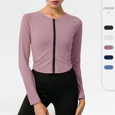 China Breathable Ladies Long Sleeve T-shirt Sublimation T-shirts Women Yoga Workout Compression Sleeveless Quick Dry for sale