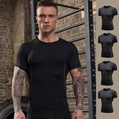 China Free Sample High Quality Gym Fitness Breathable Sports Men's T-Shirt Wholesale for sale