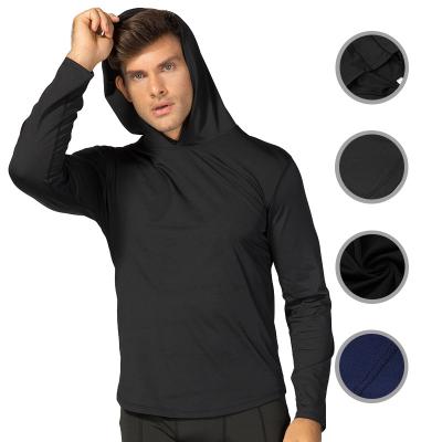 China QUICK DRY Logo 2 Pcs Print Waist Hoodie High Quality Men's Gym Hoodies Unisex for sale