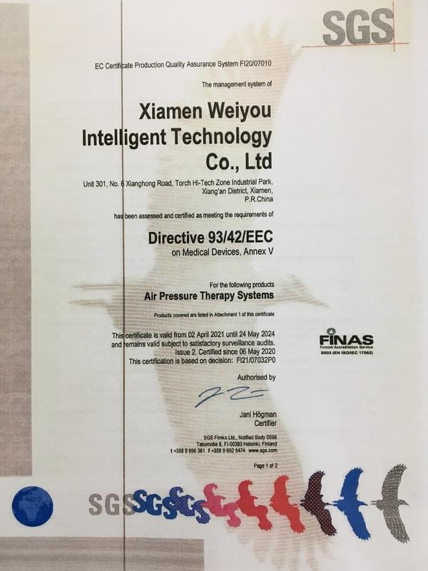 CE - Xiamen Weiyou Intelligent Technology Co., Ltd.