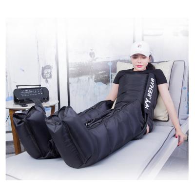 China Body Medical Device CE Approved 6 Air Chamber Full Leg Massage Therapy Foot Massager Machine Hip Compression Pants Massager Machine for sale