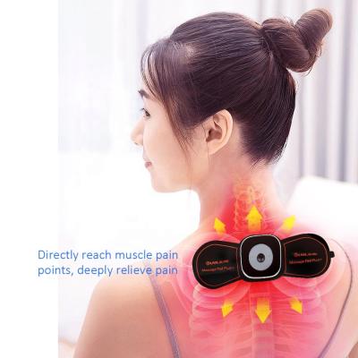 중국 Intermediate Frequency To Reach The Bottom Of Portable EMS Muscle Stickers Muscle Back Pain Relief Pain Mini Electric Neck Massager Skin Stimulator 판매용