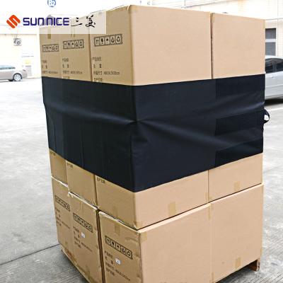 China Reusable 480*4600mm Black Heat Resistant Cargo Protection Covers PVC Film for sale