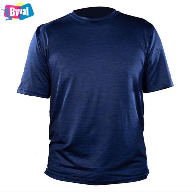 China Wholesale Custom Anti-Wrinkle Front Silk Screen Back Cationic Print T-shirt Breathable OEM Anti-Wrinkle 100% Short Sleeve Running Short Shirt for sale