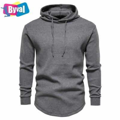 China New Autumn High Quality Men Long Sleeve Anti-Wrinkle Anti-Wrinkle Casual Solid Color Casual Logo Mens Hoodies Cotton Streetwear Sweatshirt for sale