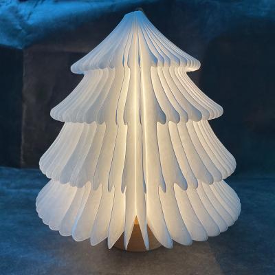 China Portable Merry Christmas 2021 Decor Lights Small Wooden Christmas Tree for sale