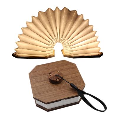 China Rechargeable Mini Wooden Folding Portable Tyvek Paper Led Stealth Lamp for sale