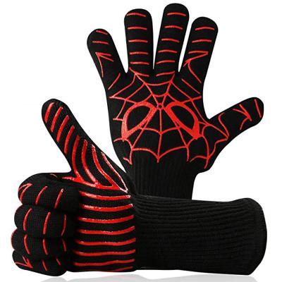 China Oven Mitts Grilling Glove Cooking Silicone Mitts Non-Stick Gloves for sale