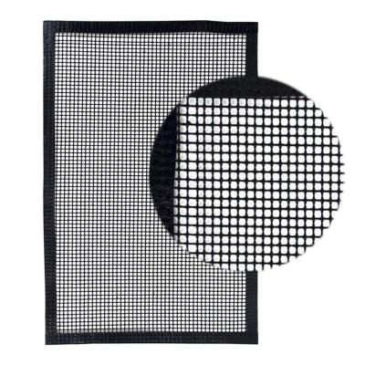 China Heat Resistance Heavy Duty Non-Stick BBQ Grill And Baking Mats / Set 2 Mesh Grill Mat for sale