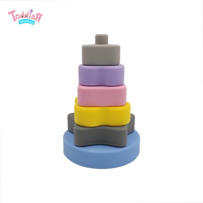 China Yongli Soft Hot Selling Rings Stacking Baby Ring Snack Pringles For Kids Toy Tea Cup Holder Stack for sale