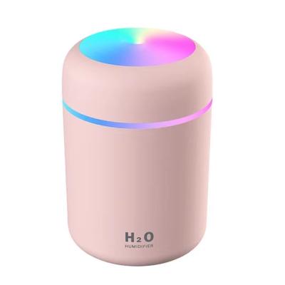 Cina Eco Friendly Cool LED Colorful Ultrasonic Aroma Mist Maker Vaporizer Car Usb Purifier Mini H2o Cup Humidifier Air For Home in vendita