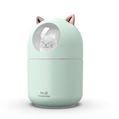 China Cute Cartoon Ultrasonic Air Humidifier Eco Friendly Moisturizing 300ML Capacity zu verkaufen