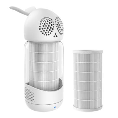 중국 Air Purifiers for Car Home H13 HEPA Air Cleaner For Smoke Pollen Dander Hair Smell Portable Air Purifier For Bedroom Office 판매용