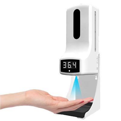 China Bestface K10 Pro Thermometer Intelligent Soap Dispenser 2 In 1automatic Alcohol Gel Sensor Temperature Updated Version K9 Pro Te koop