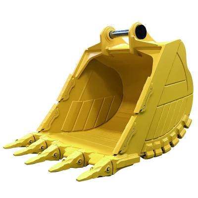 China Excavator Parts china made best price build OEM High Quality HDR Acceptable Large Excavator Rock Bucket With Five Teeth For Sale for sale