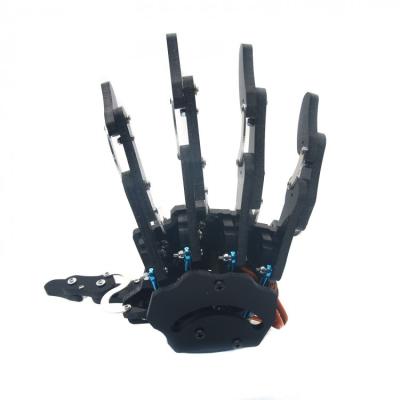 China Home Use Mechanical Claw Clamp Arm Right Hand Five Fingers With Servos For Robot DIY Assembled for sale