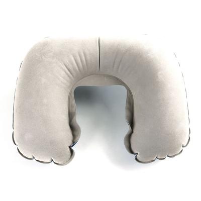 China Two PORTABLE comfortable inflatable neck pillows in mixed colors for sale