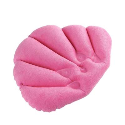 China Inflatable PVC And Towels Inflating Waterproof Swim Pillow With Sucker for sale