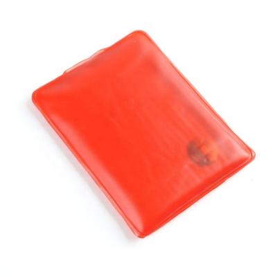 China Eco-friendly Reusable Comfortable Portable Magic Snap Click To Heat Gel Hand Warmer for sale