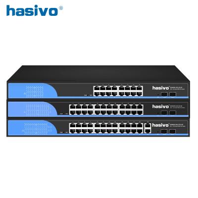 China QoS 24 Port Full Gigabit Networking Switch for sale