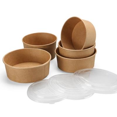 China Eco Friendly Disposable Microwave Packing Paper Bowl Fast Food Packaging Container for sale