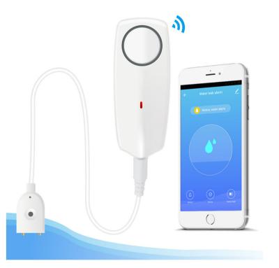 China Best Selling Smart Home Spot Water Alarm Leak Detector Water Leak Alarm for sale