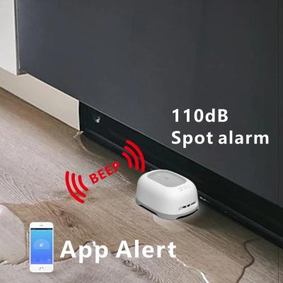 China APP Control 3000mAH Battery Water Tank Leakage Alarm Water Leakage Sensor Zigbee for sale