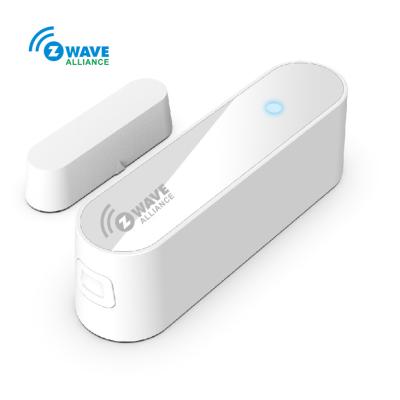 China Z-Wave Alliance Certified 868MHz/908MHz Smart Door Contact Sensor For Mc-XWave Wireless Home Alarm Z Wave Door Window Magnetic Sensor for sale