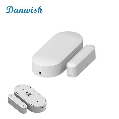 China Danwish Anti Scratch PC Window Door Magnetic Sensor for 433mhz Wireless Alarm Home Security Smart Sensor for sale