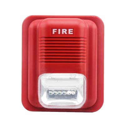 China Danwish Fireproof Vo Wired 85db/95db Fireproof Strobe Siren Fire Alarm Strobe Siren Indoor Adjustable Sound Alarm for sale