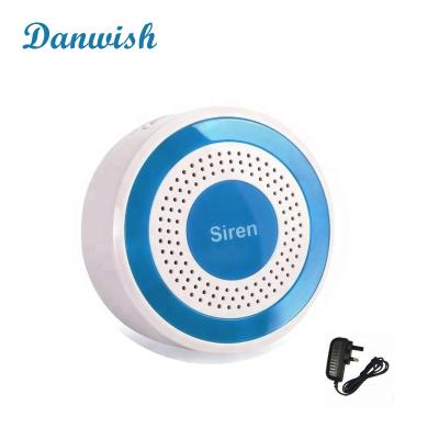 China Danwish Wireless Indoor Siren Alarm Host Sound Lightweight Standalone Police Sirens For Home Alarm System DW-N519 for sale