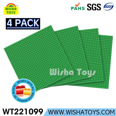 China Construction Toy Compatible Building Toy Green Normal Size Blocks 32*32 Dots DIY Brick Baseplate For Blocks for sale