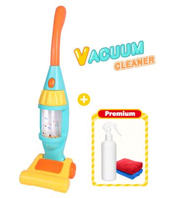 China Exercise N Play Kids Vacuum Cleaner, 2-in-1 Pretend Play House Keeping Clean Play Set with Realistic Sounds and Swirling Stars, WT0161 WT0161 for sale