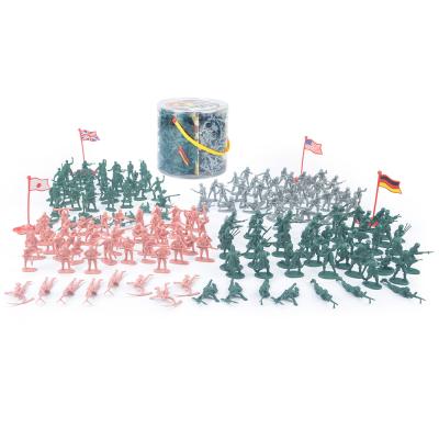 China Toy Army Men Action Figures Military Military with Big Bucket Realistic 200 WWII Toy Soldiers in Realistic Poses 4 World War II for sale