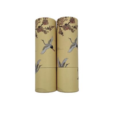 China Biodegradable Custom Size Mini Paper Tubes Co Kraft Deodorant Stick Container Paper Twist Lift Up Lip Balm Stick Paper Tube for sale