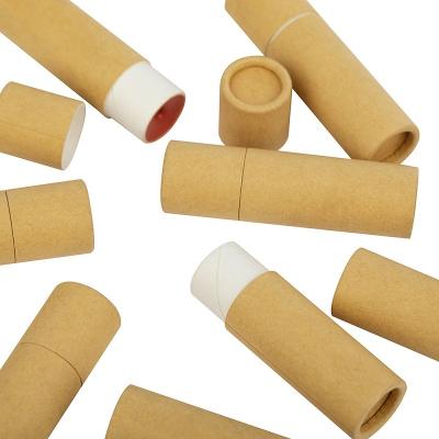 China Lift Up Mini Cardboard Tube Packaging Empty Lip Balm Air Freshener Packaging Biodegradable Paper Tube for sale